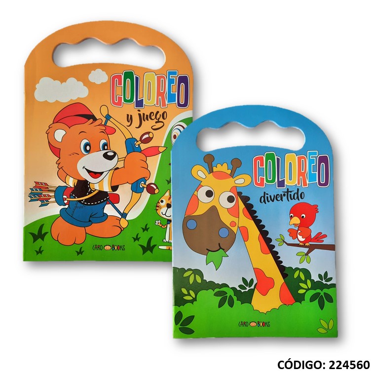 Libro pint coloreo y juego/divierto -309
