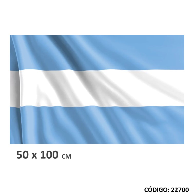 Bandera poliam. 50x100 argentina s/sol