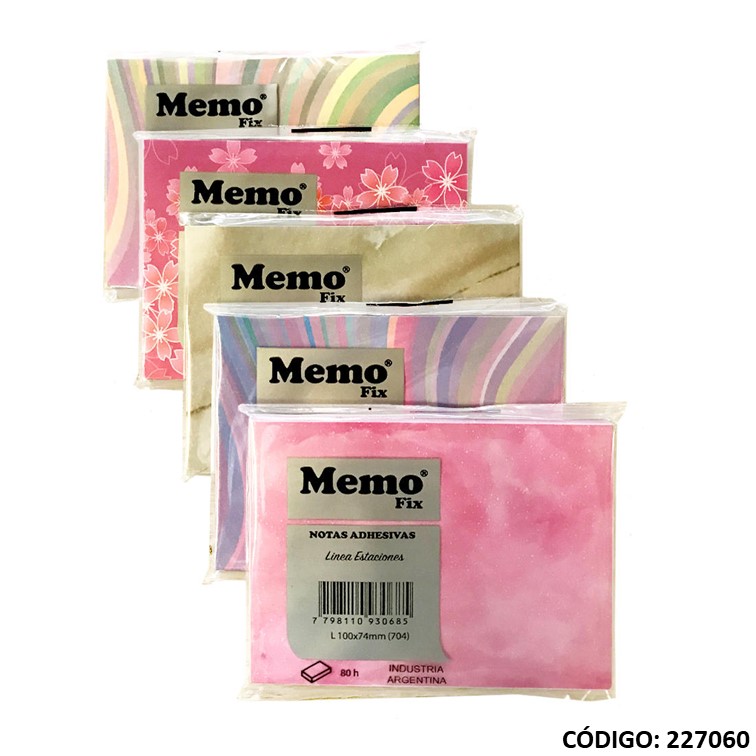 Nota-ad memo fix 100x75mm. fantasía x80h