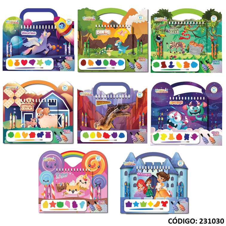 Juegos 87 pinceles y acuarelas