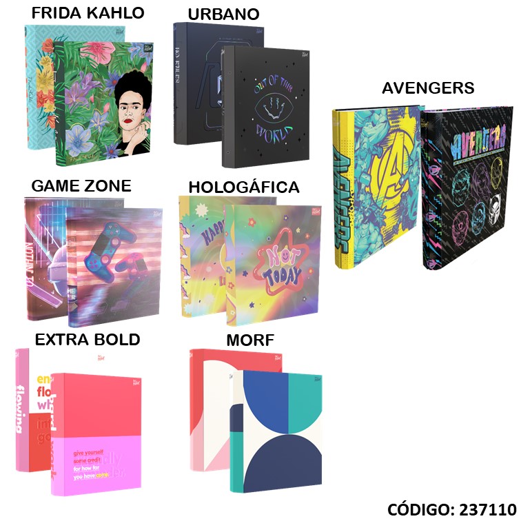 Carpeta 2a a4 cartone big life
