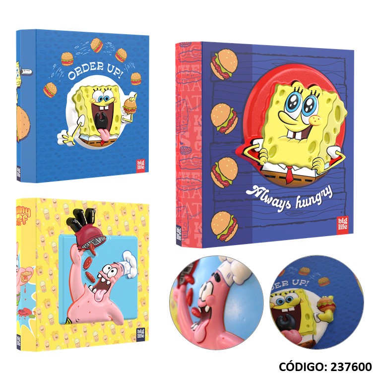 Carpeta 3a big life squishy bob onja