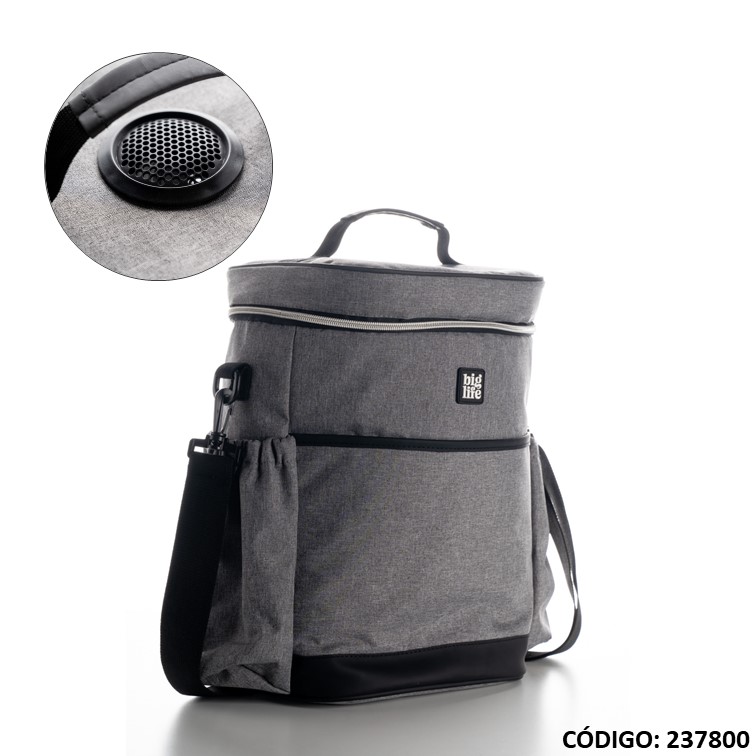 Bolso matero big life c/parlante