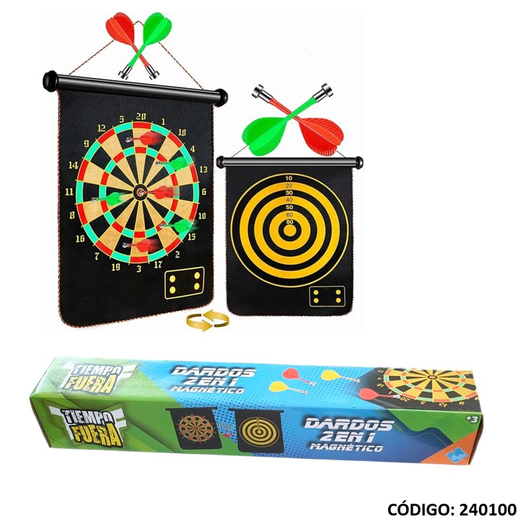 Juegos fibro dardos 2en1 magnetico 7657