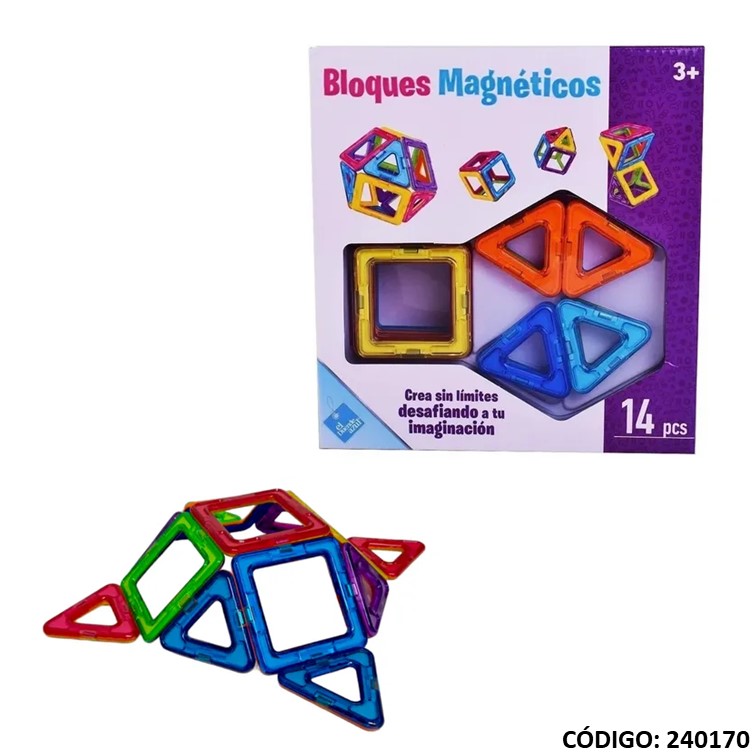 Juegos fibro bloques magneticos x14p. 7427