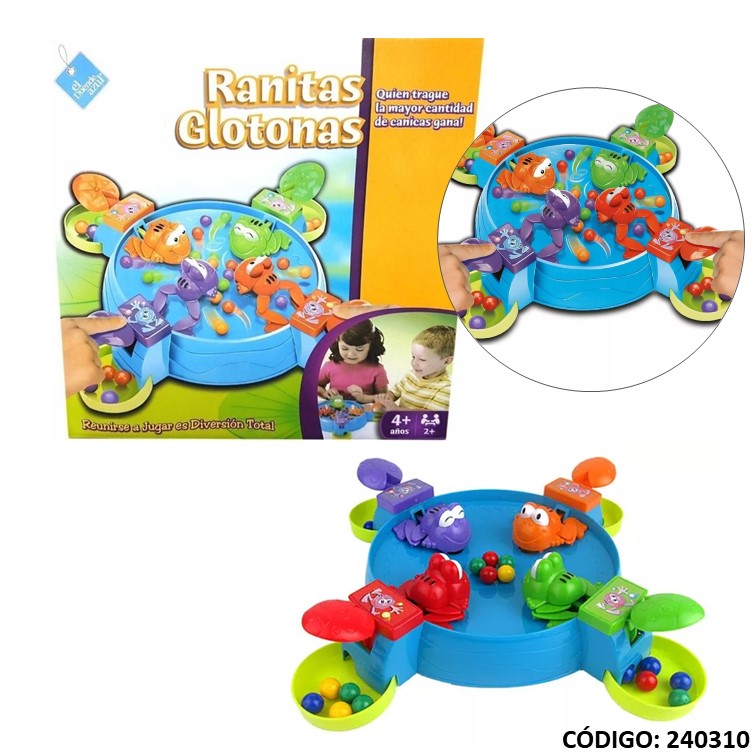 Juegos fibro ranitas glotonas 6010