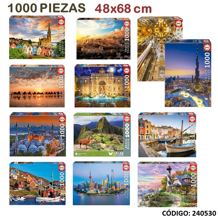Juegos fibro puzzle educa 1000 piezas