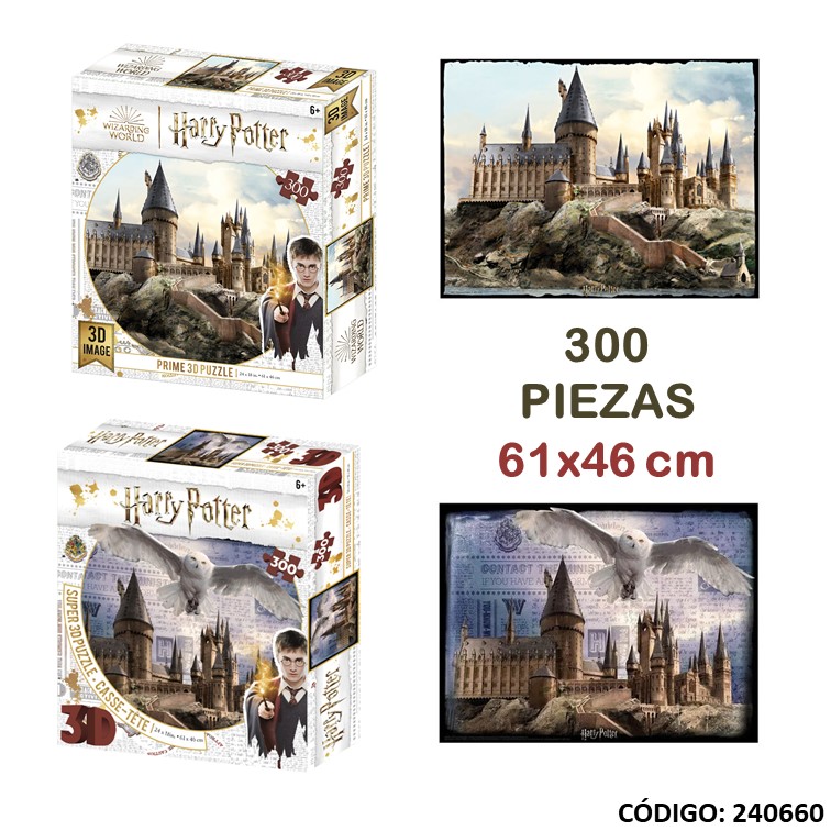Juegos fibro puzzle 3d 61x46 300piezas