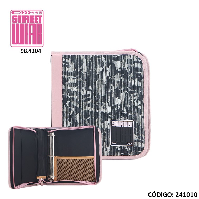 Carpeta 3a con cierre lsd street wear 98