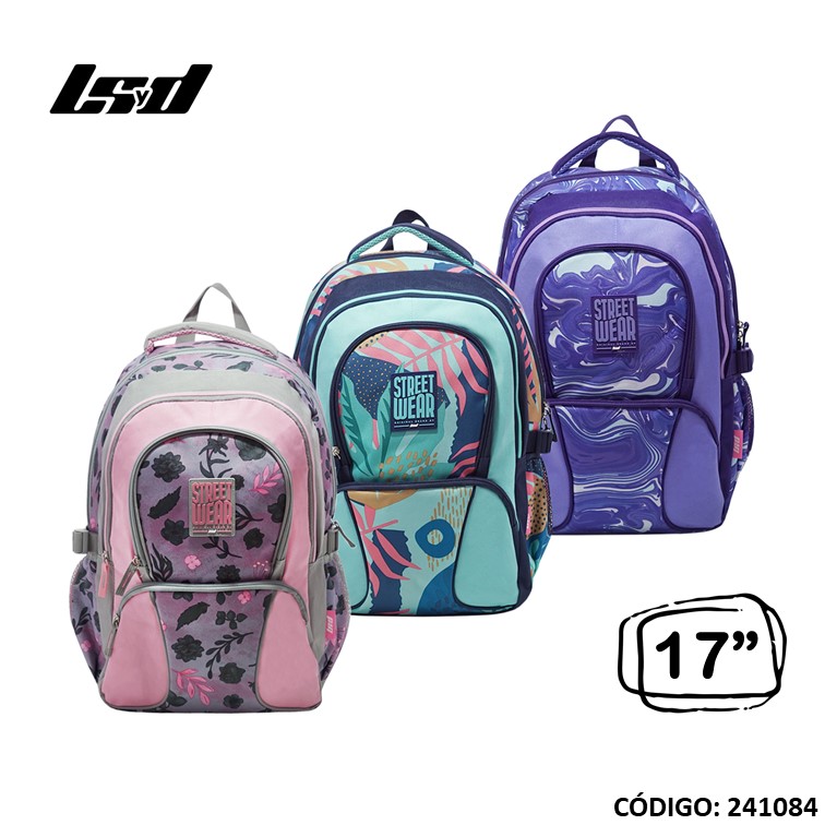 Mochila lsd 17"" street wear 91