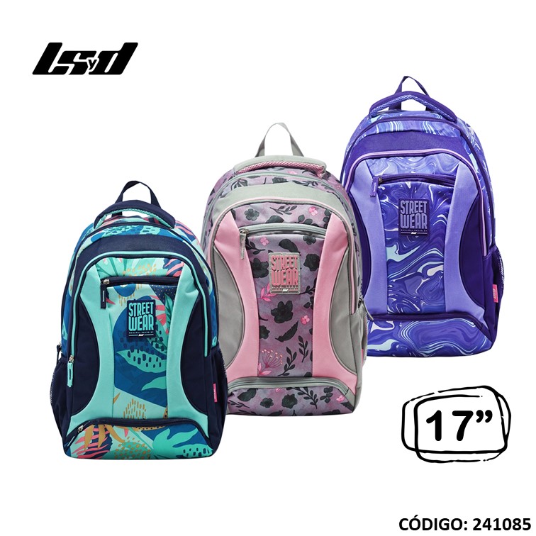 Mochila lsd 17"" street wear 91
