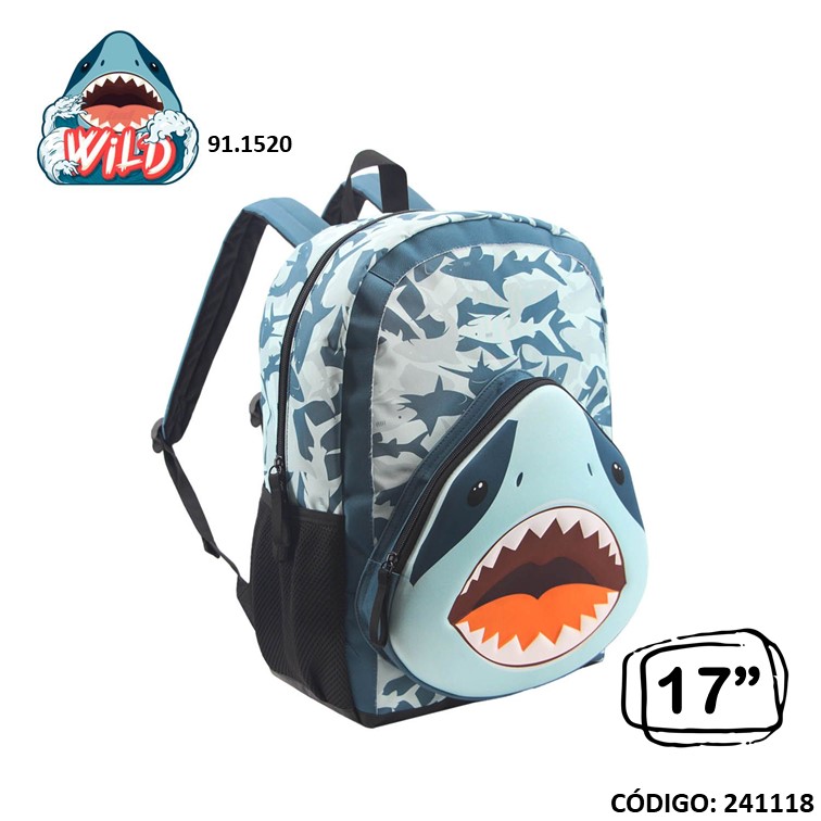 Mochila lsd 17"" tiburon 91