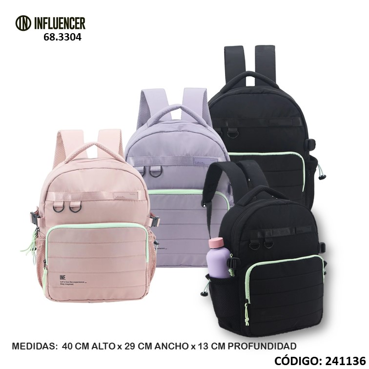 Mochila lsd 16"" influencer school 68