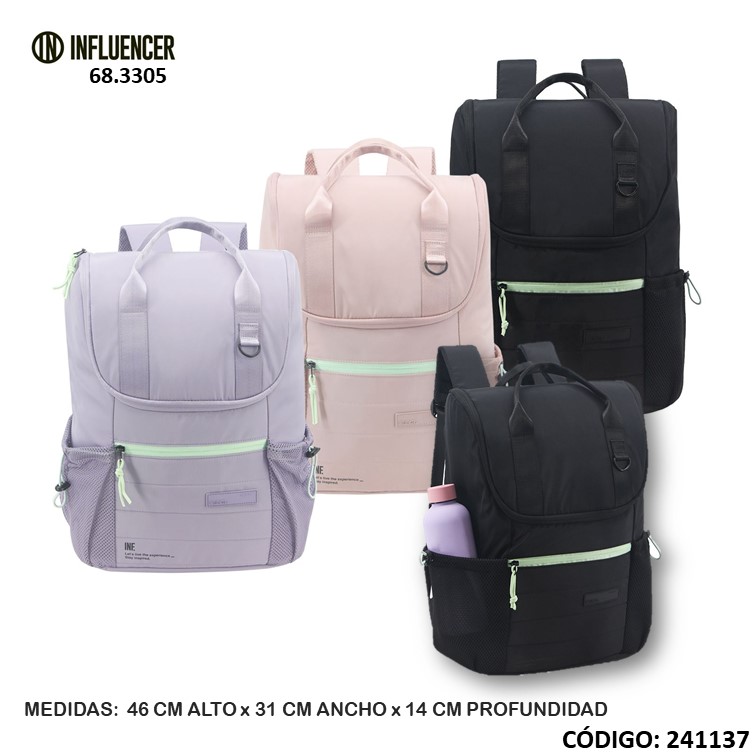 Mochila lsd 18"" influencer school 68