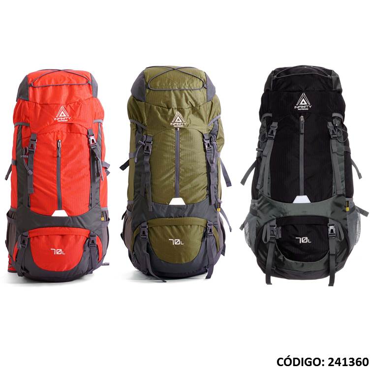 Mochila lsd camp. 70lt. titan pro-trekking 91