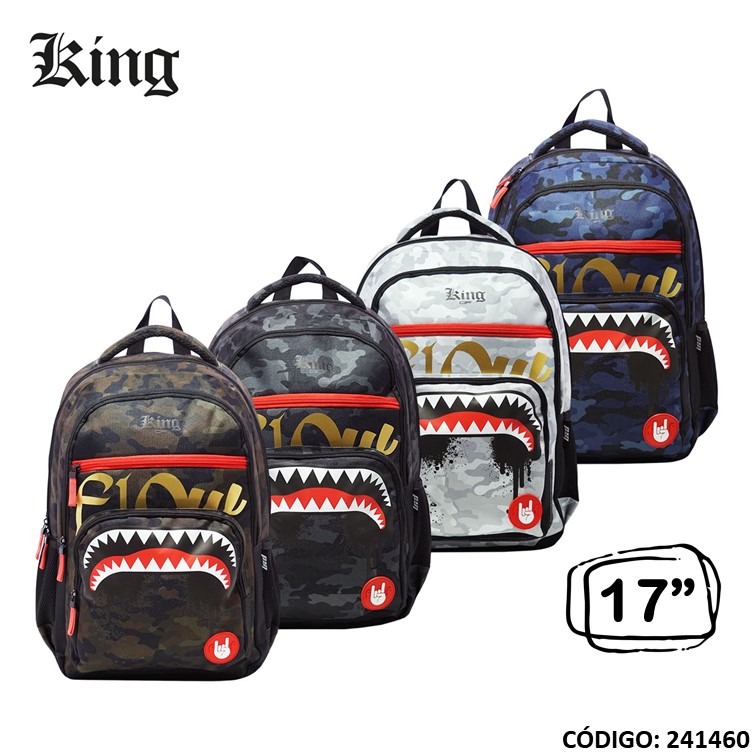 Mochila lsd 17"" king shark 91.542