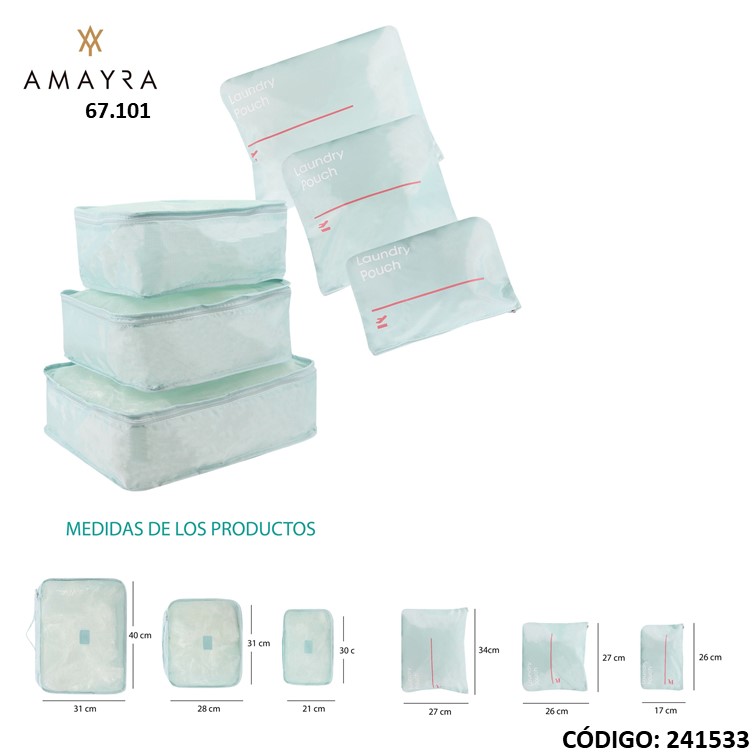 Org. de viaje amayra 67.101 set