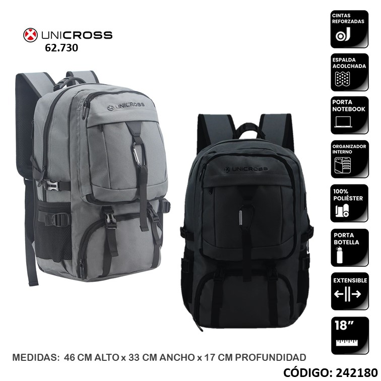 Mochila portanot. lsd 18"" unicross 62.730