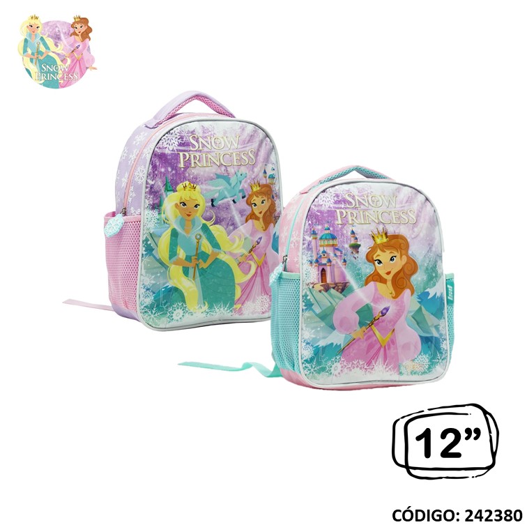 Mochila jardín lsd 12"" princesas 91