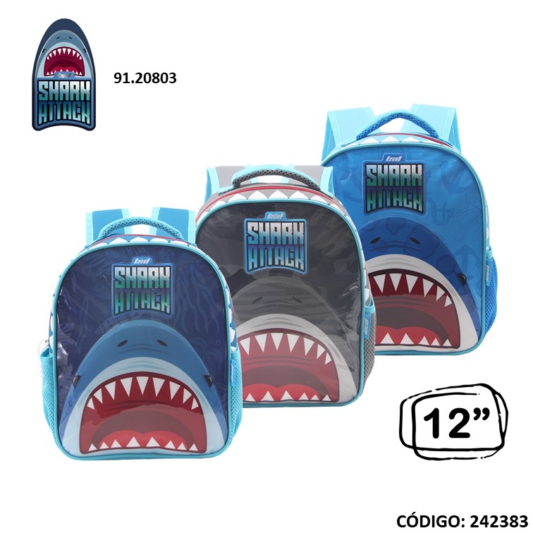 Mochila jardín lsd 12"" shark 91