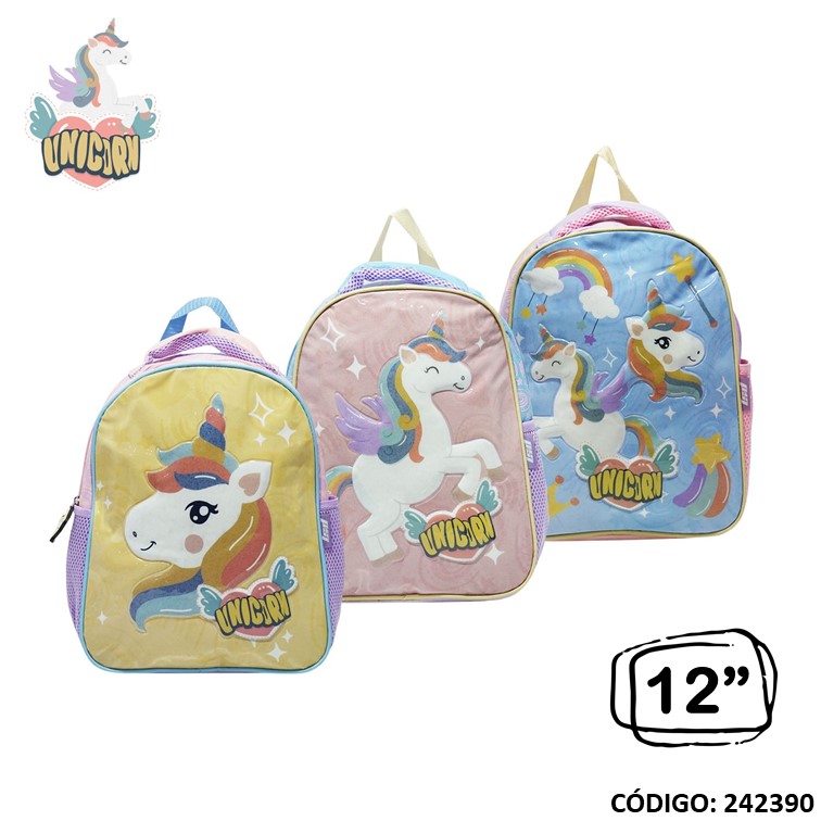 Mochila jardín lsd 12"" unicornio 91