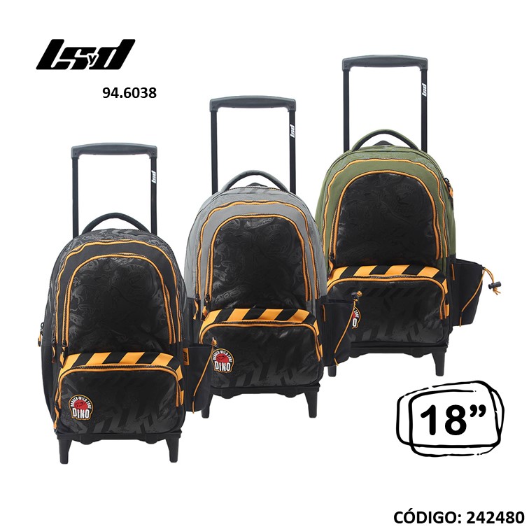 Mochila carro lsd 18"" dinos 94