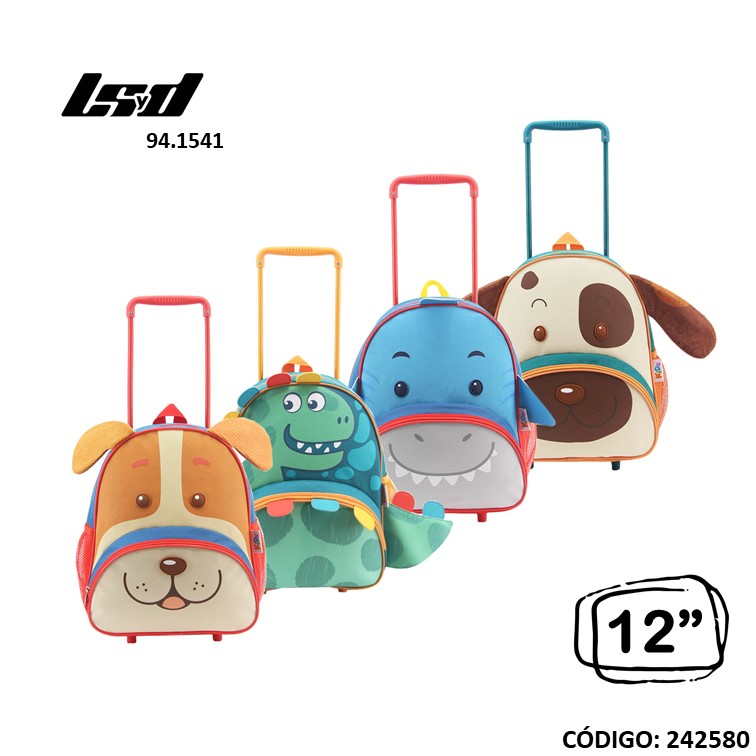 Mochila carro jardín lsd 12"" animals 94