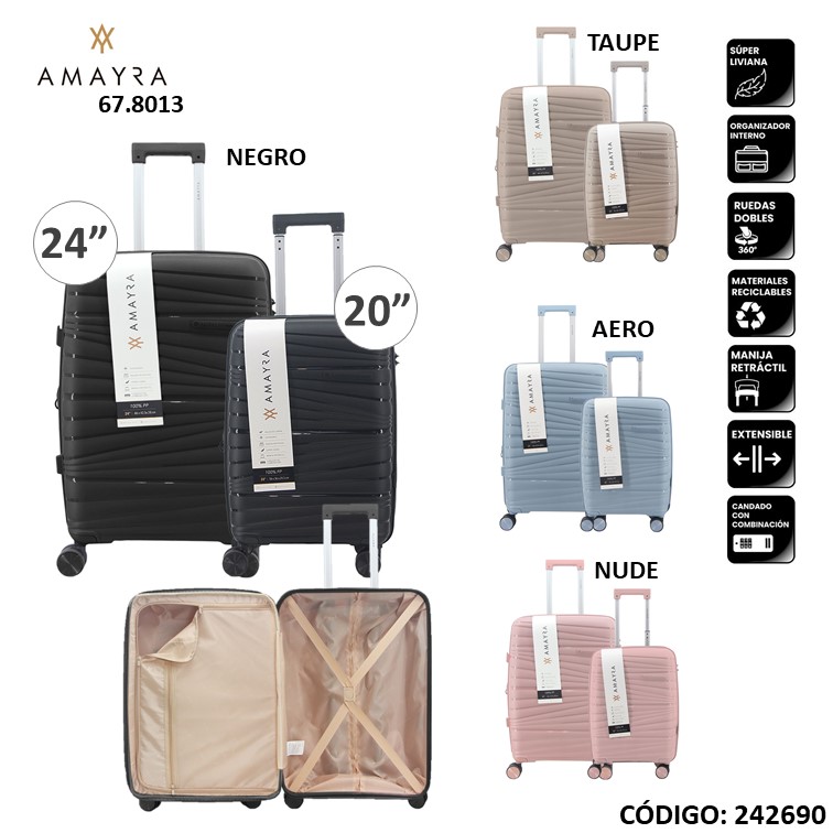 Set valija amayra abs 67.8013