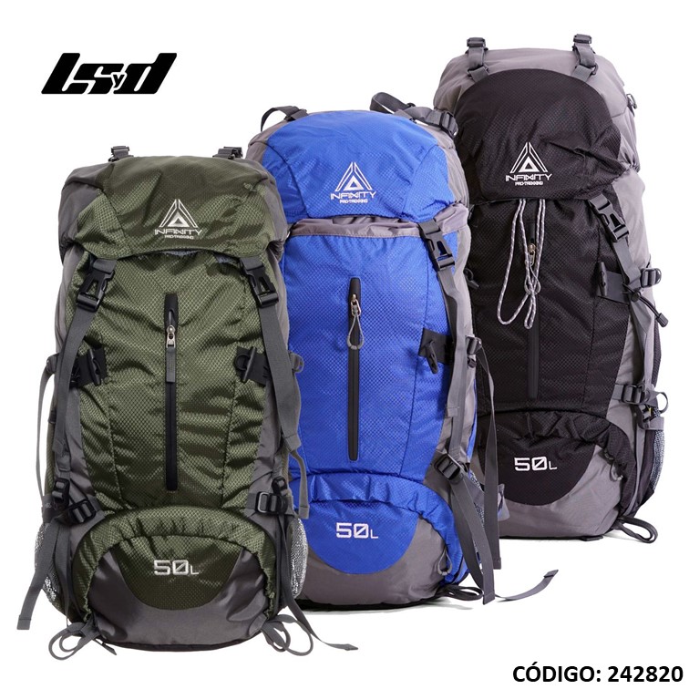 Mochila lsd camp. 50lt. titan pro-trekking 91