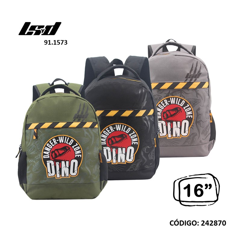 Mochila lsd 16"" dino danger 91
