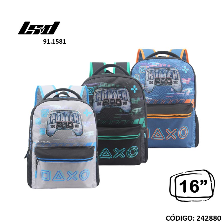 Mochila lsd 16"" gamer 91