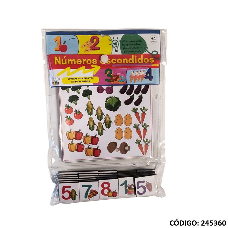 Didáctico pilu numeros escondidos
