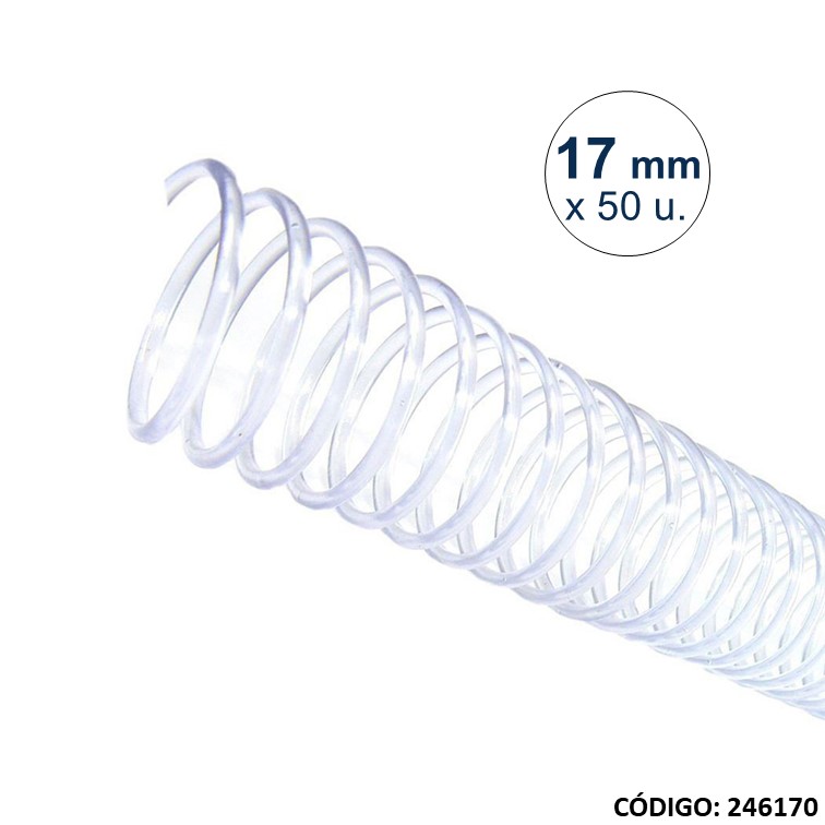Iral p/encuadernar 17mm