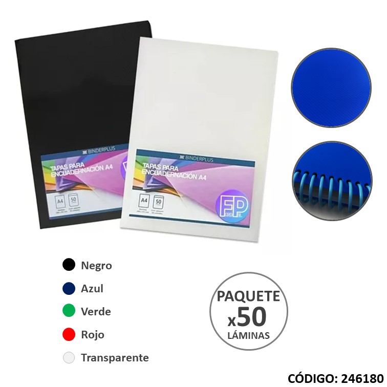 Lamina p/anillar polipropileno a4