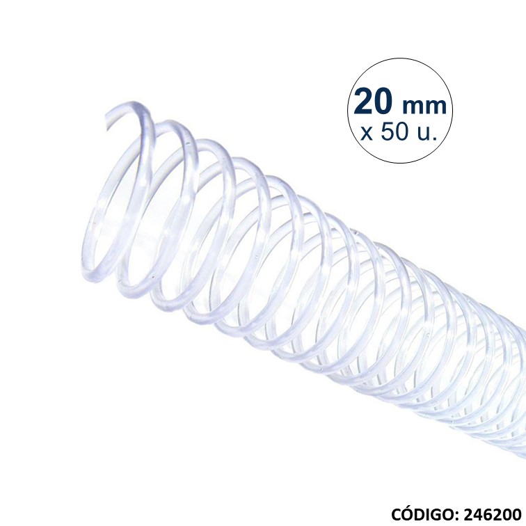 Iral p/encuadernar 20mm