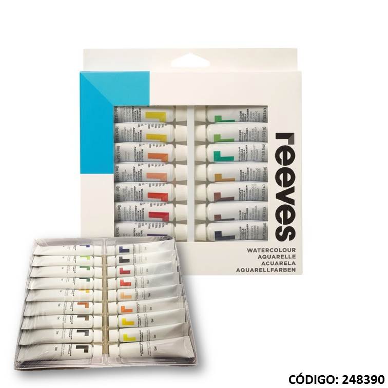 Artículo acuarela reeves pomo 12ml