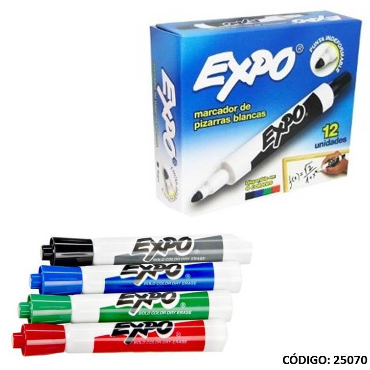Marcador expo pizarra (12/576) color