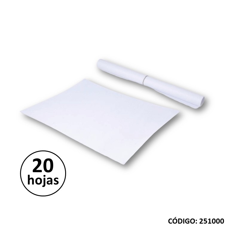 Papel afiche blanco luma