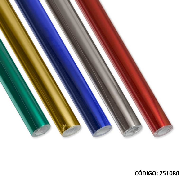 Papel metalizado rollo 60cm. x5m