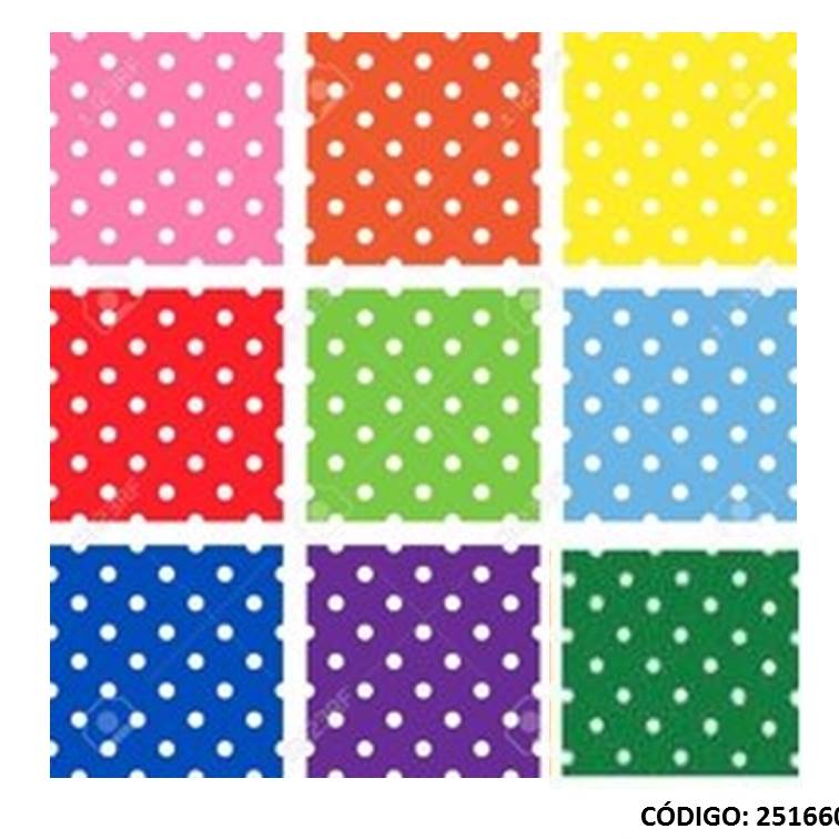 Papel p/forrar lunares color