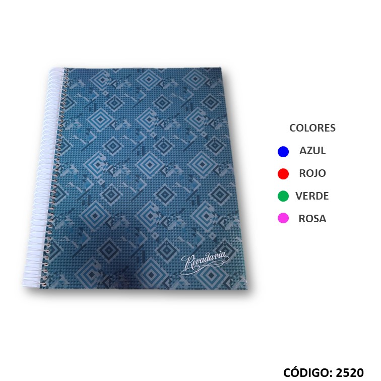 Cuaderno t/e abc 21x27 metalizado x100h