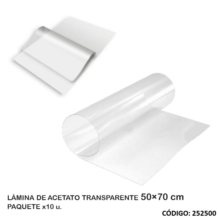 Lamina acetato 50x70 transp