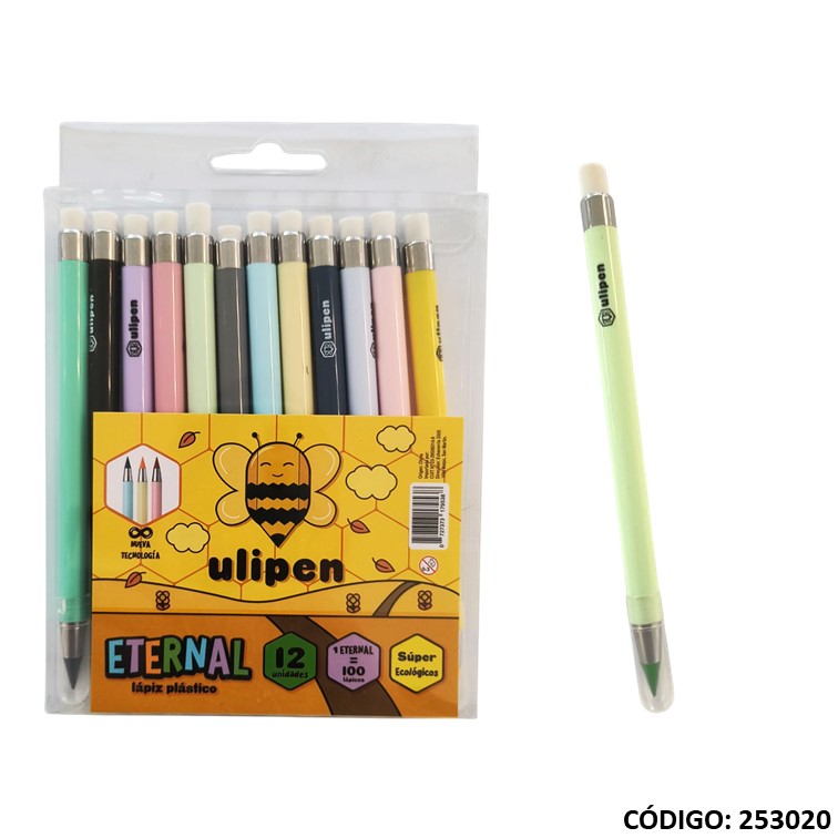Lapiz infinito color ulipen surtido
