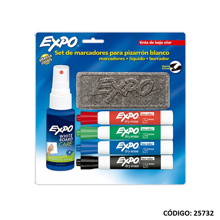 Set marcador expo pizarra + acc