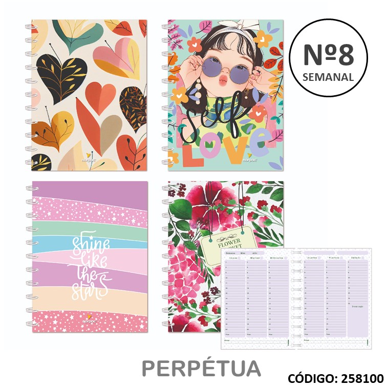 Agenda norpac nº8 sem. perpetua iral semirig