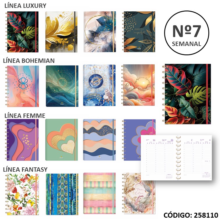 Agenda norpac nº7 sem iral fantasia 910/3/4/6