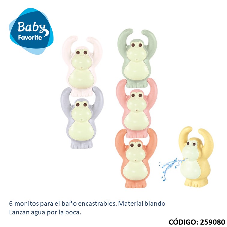 Juegos mc baby monitos p/baño 0003
