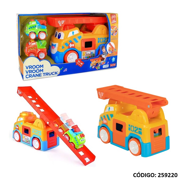 Juegos mc camion grua c/escalera 4293t