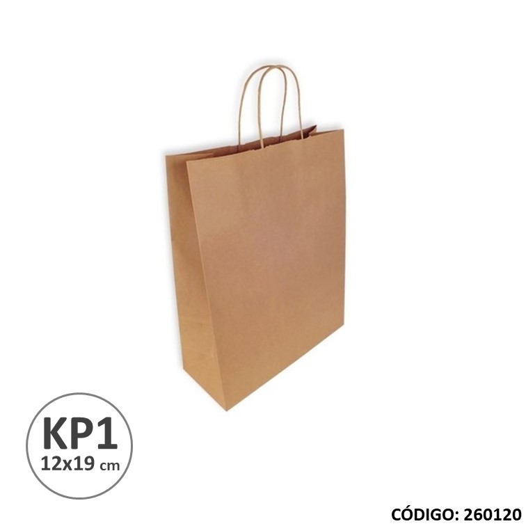 Bolsa kraft c/manija 12x19 kp-1