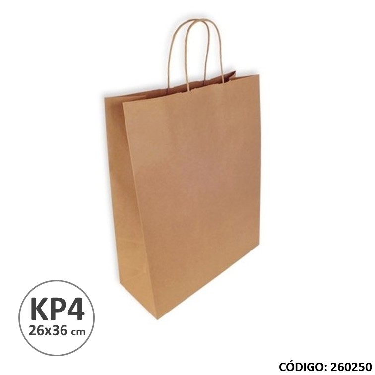 Bolsa kraft c/manija 26x36 kp-4